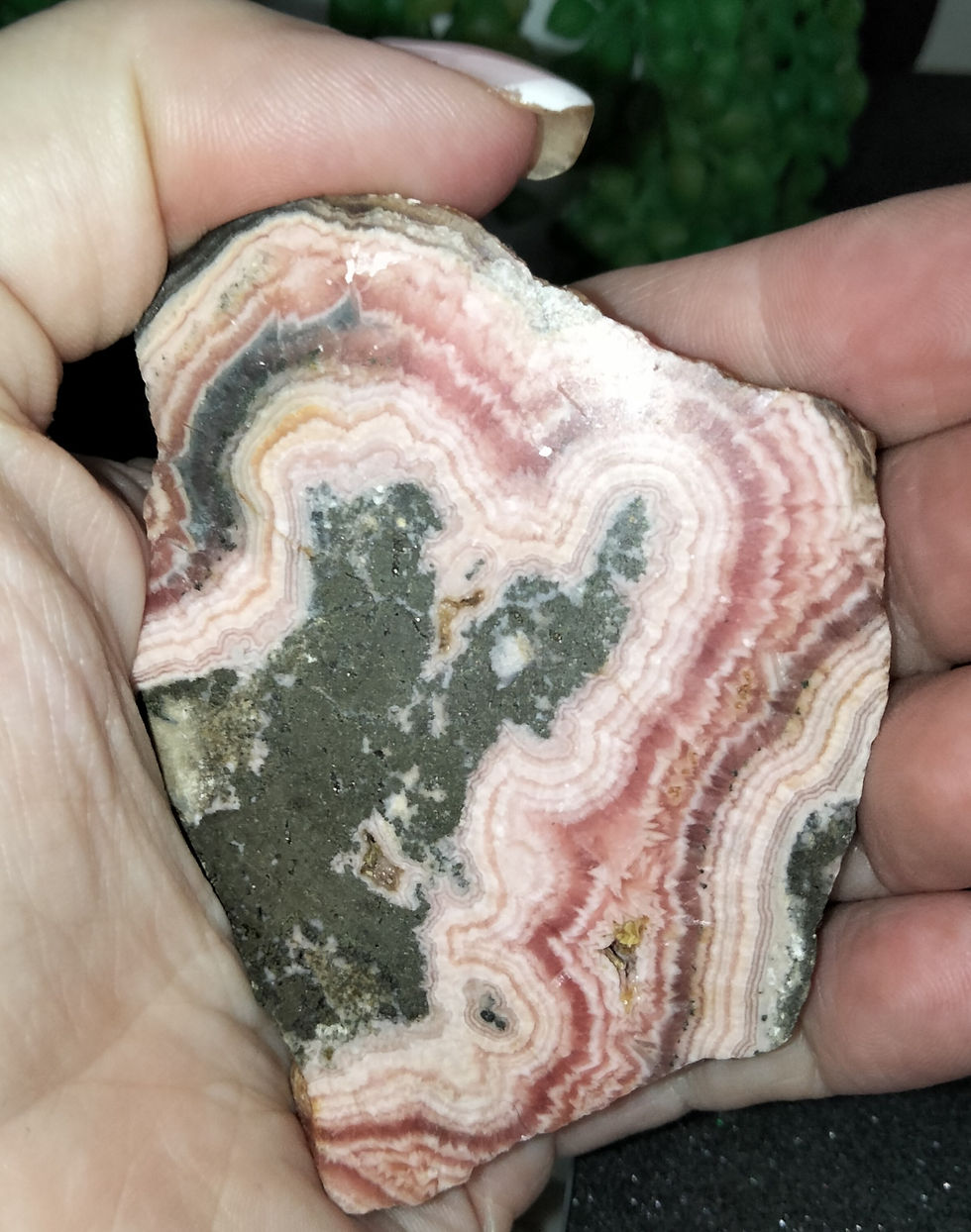 Thumbnail: Rhodochrosite Slice
