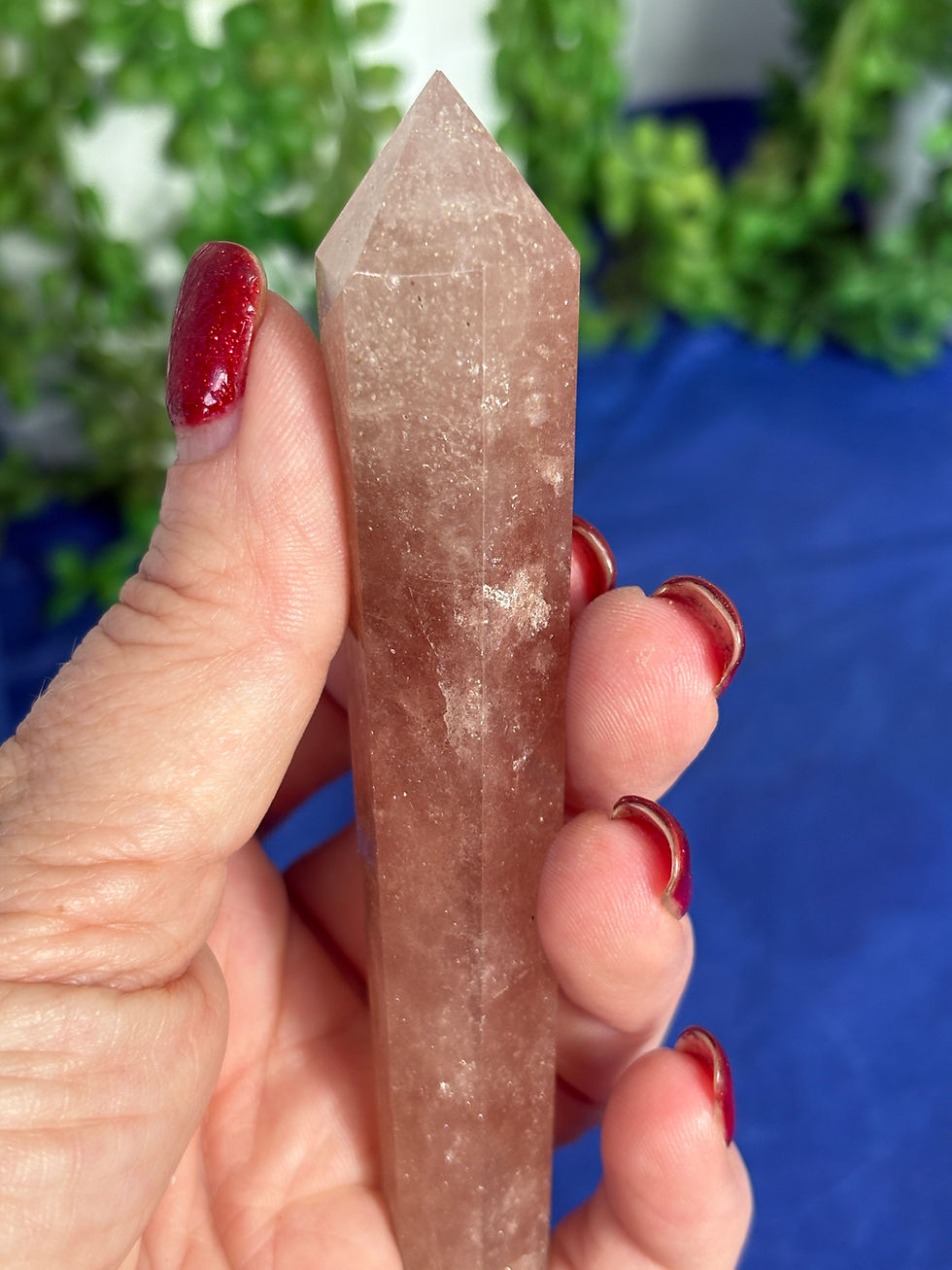 Thumbnail: Strawberry Quartz Vogel / Wand