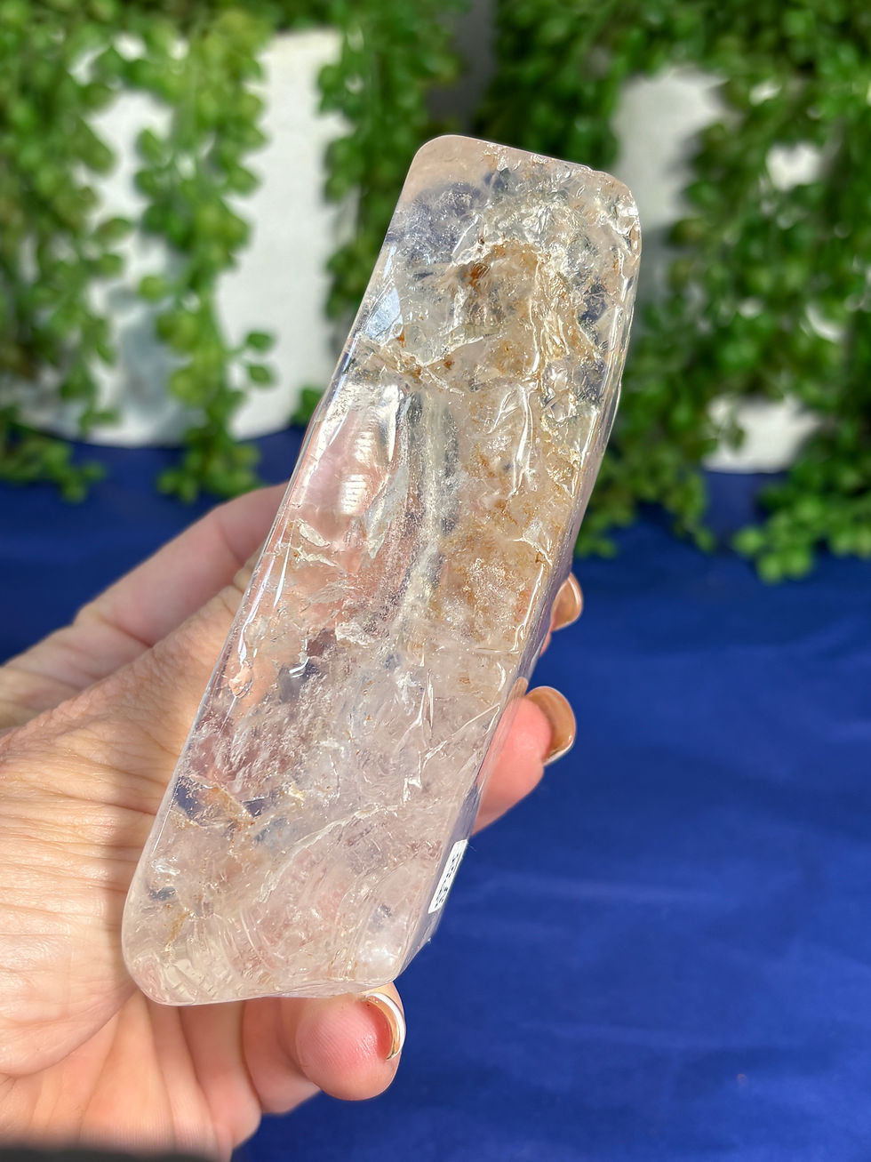 Thumbnail: Clear Quartz with Golden Healer Bowl