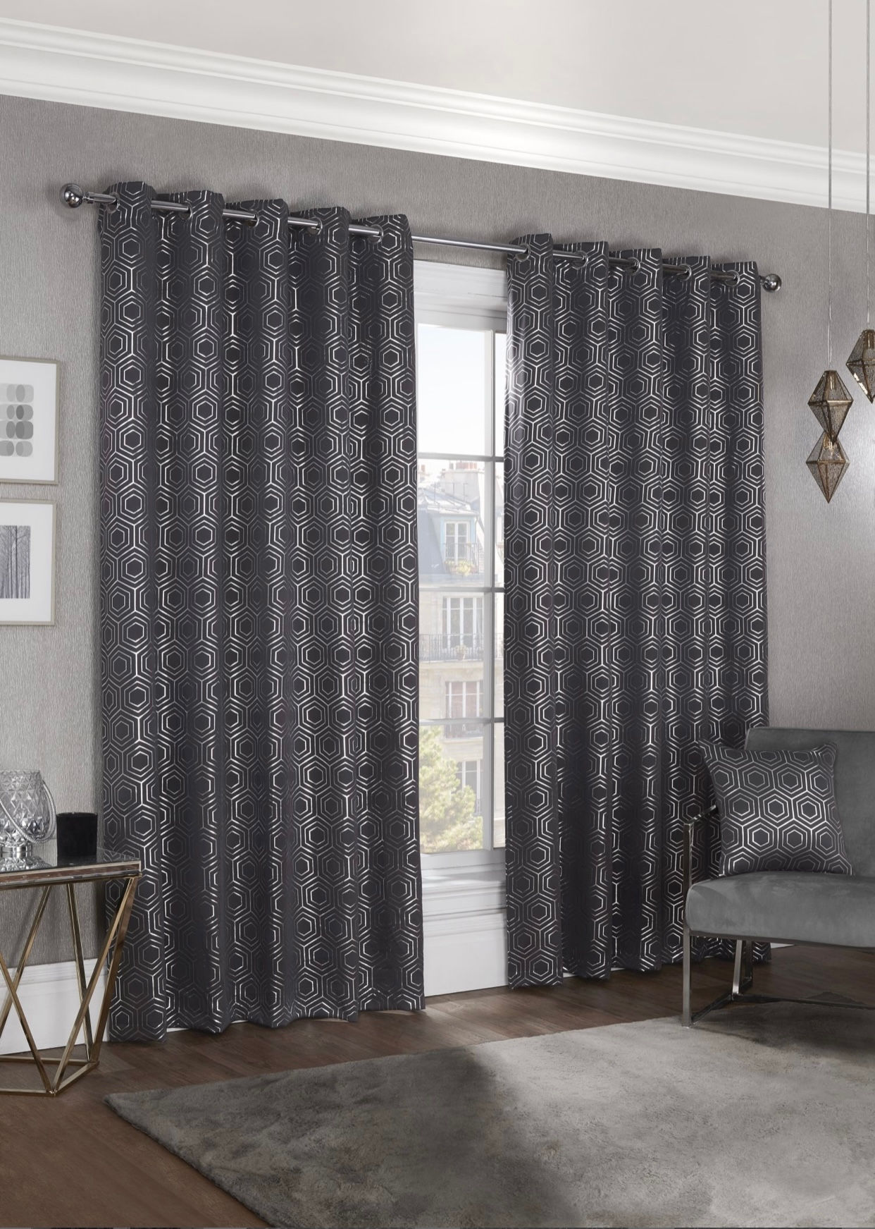 Plazma Thermal Eyelet Blackout Curtains