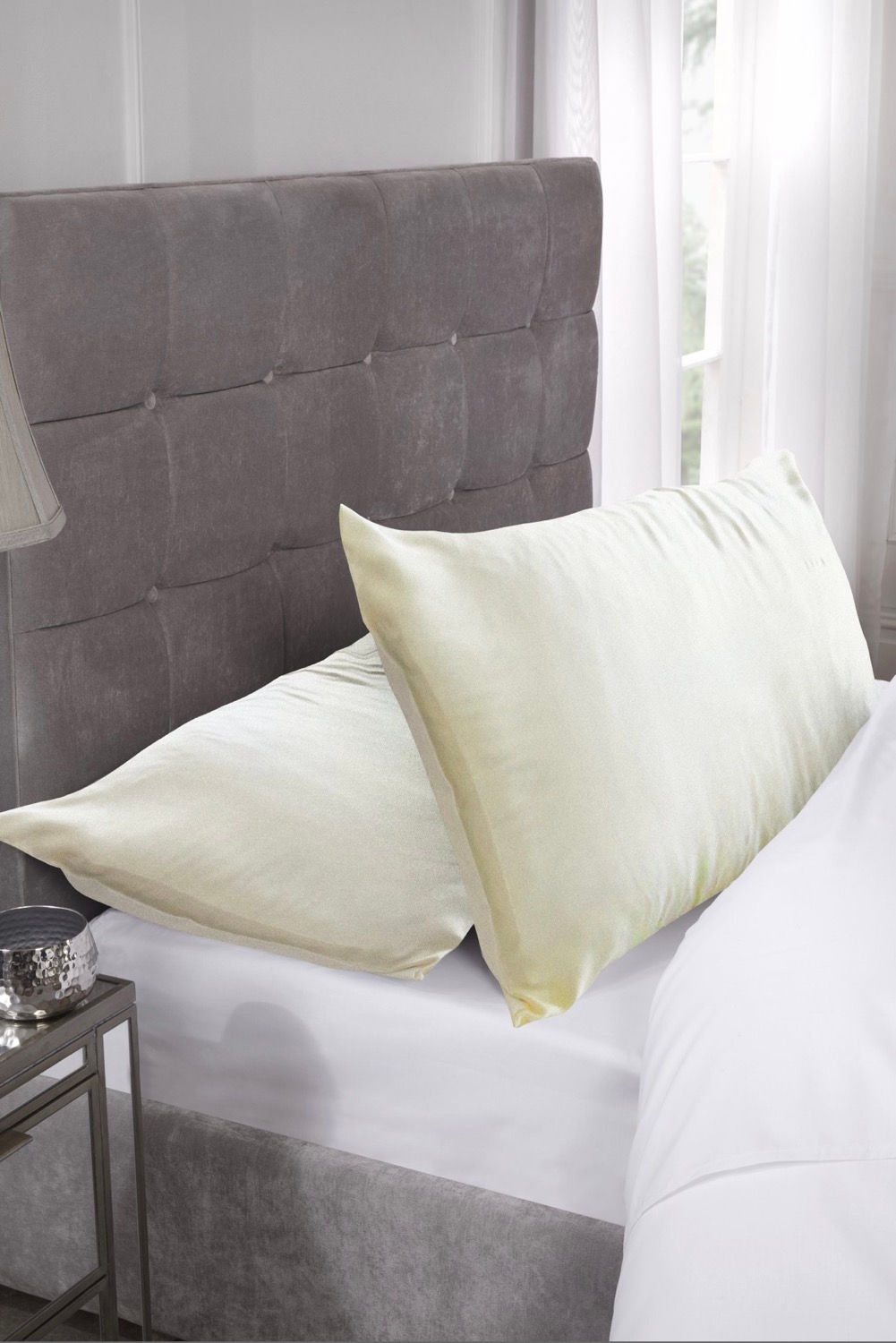 Real Ivory Silk Pillow Case