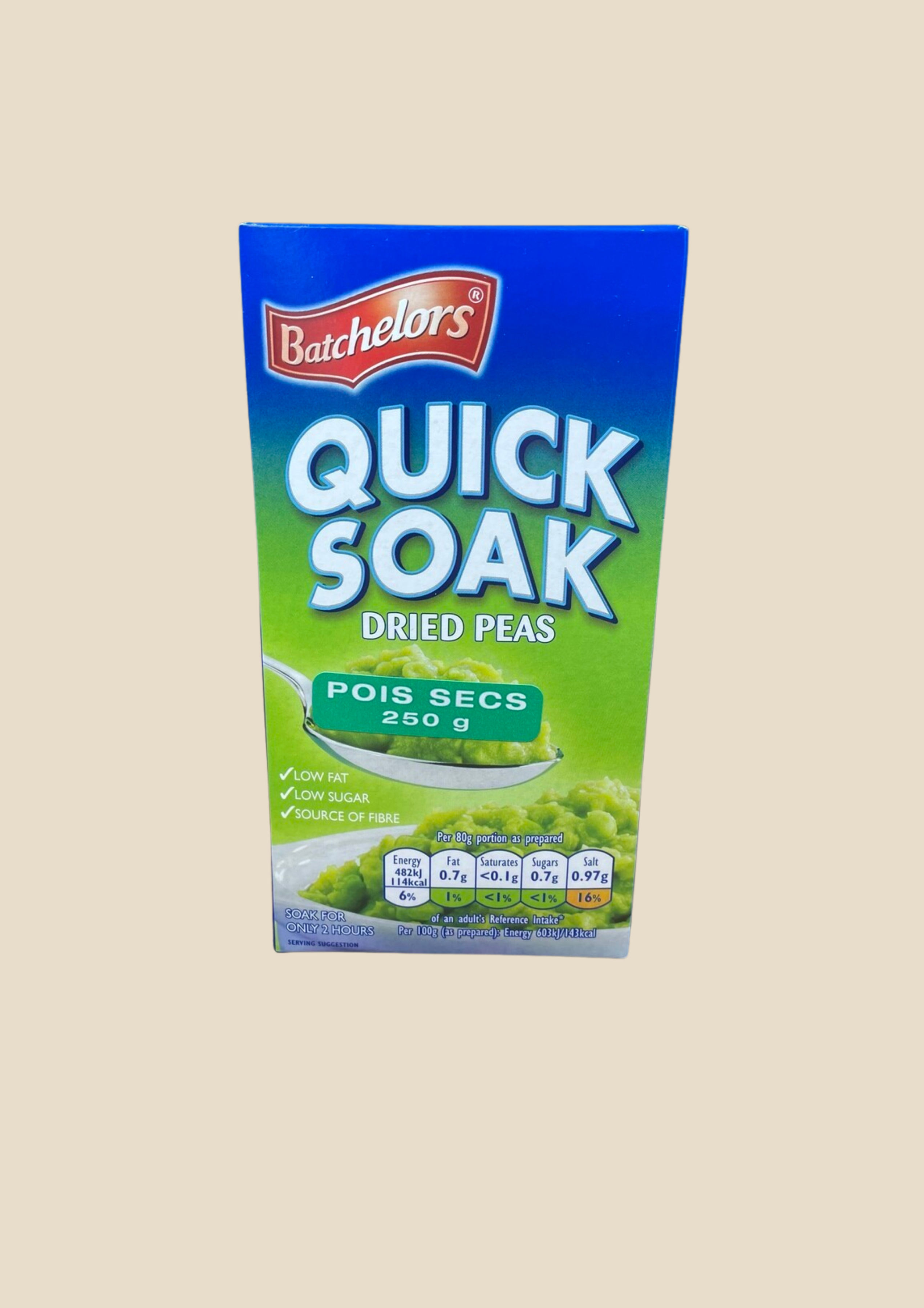 Bachelors Quick Soak Dried Peas