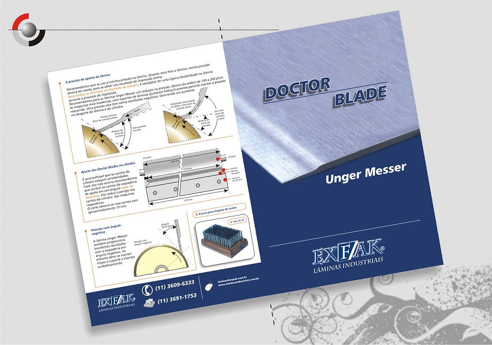 Folder lâminas industriais