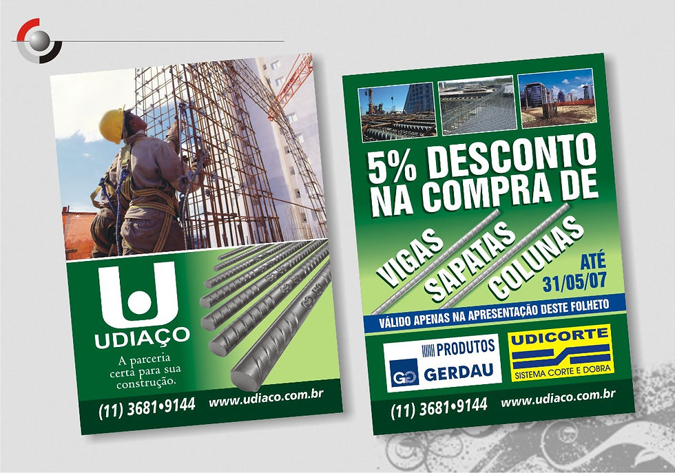 Folheto construção civil