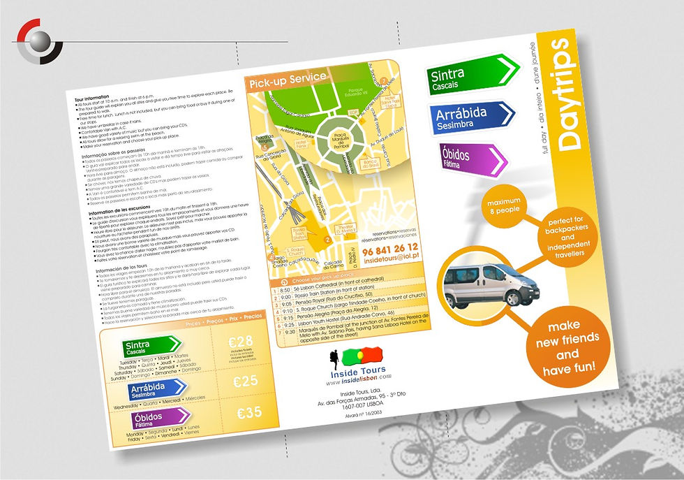 Folder agência de turismo