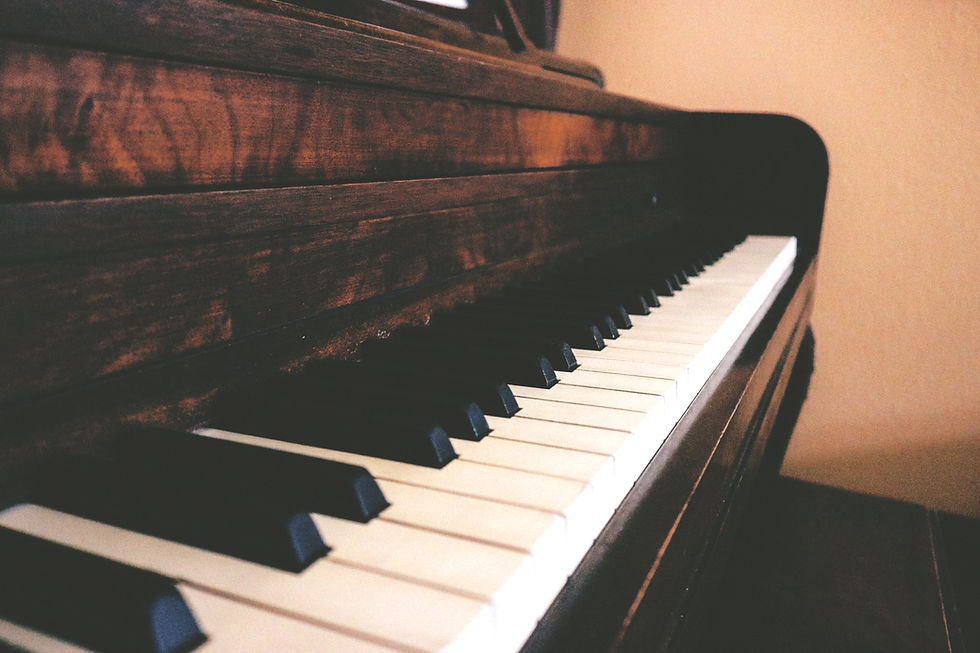 Piano acoustique en bois