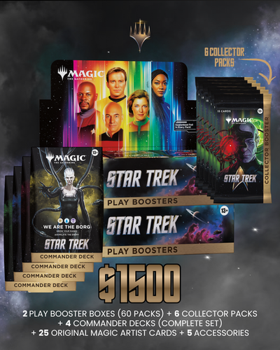 star trek booster box Rittenhouse Discovery Season 4 Trading Card Pack This box contains 12 Magic Star Trek: Q-Continuum Booster Box