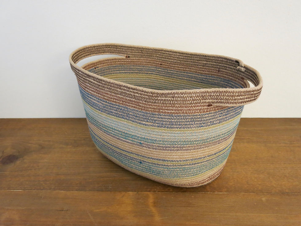 Thumbnail: Large Two-Handle Oval Basket