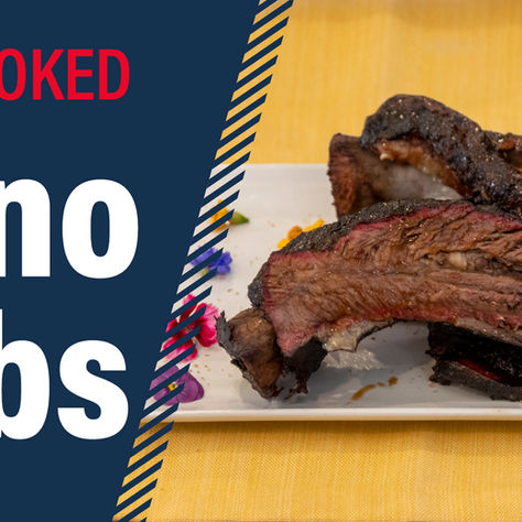 Smoked Dino Ribs!