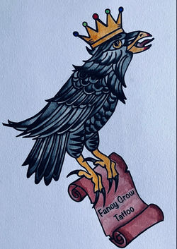 fancycrowlogo painted