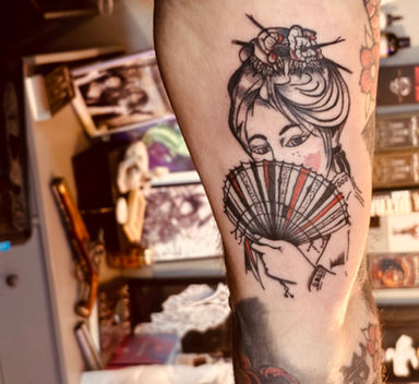 Traditional Japanese Girl Tattoo