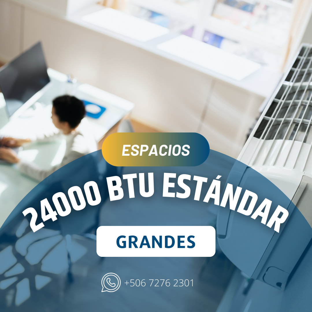 AIRE ACONDICIONADO 24000 BTU ESTANDAR