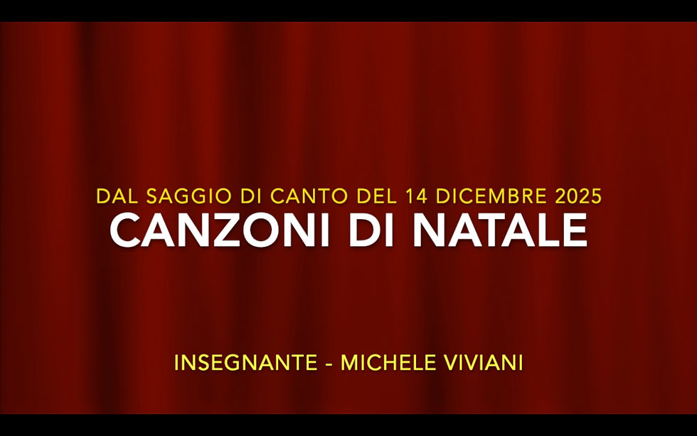 Canzoni di Natale dal Saggio del 14/12/2025: VIDEO!!