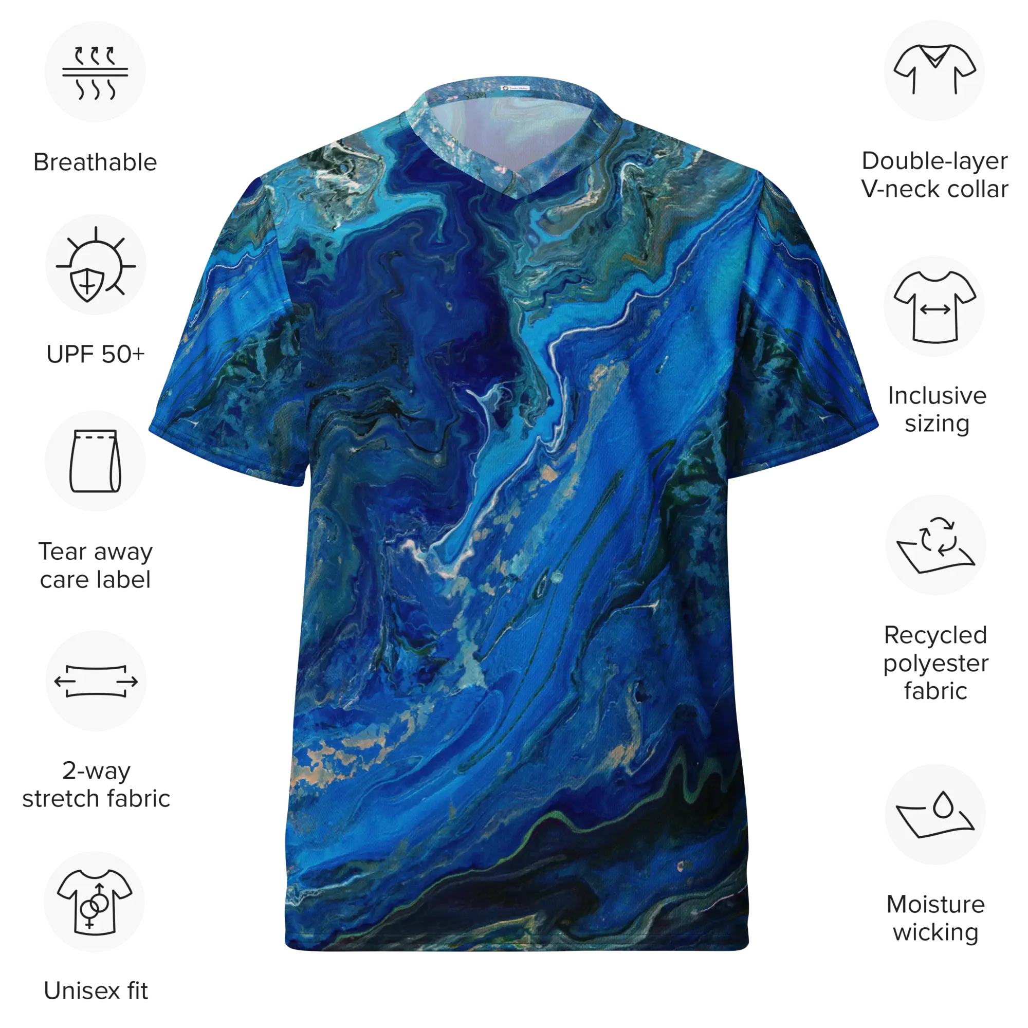 Courage unisex athleisure shirt