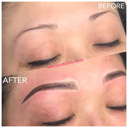 Thin Microbladed Eyebrows