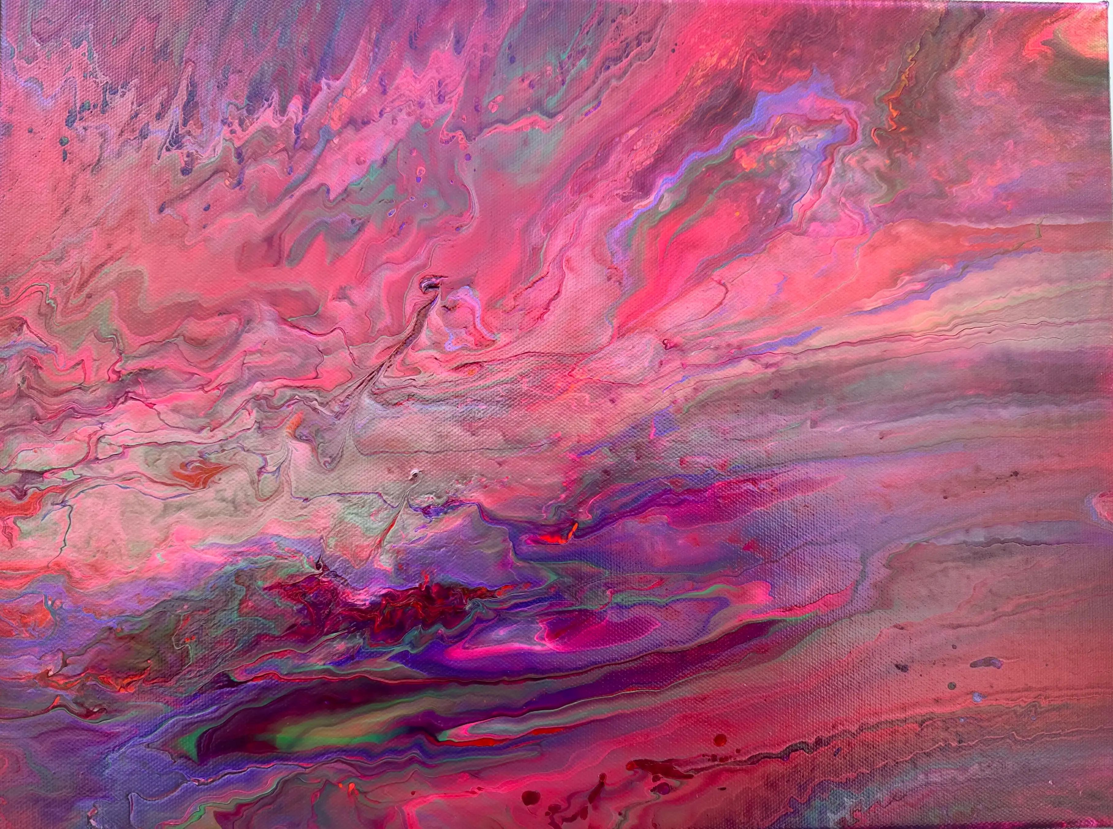 Free Spirit Original Abstract Spiritual Art Painting on Canvas