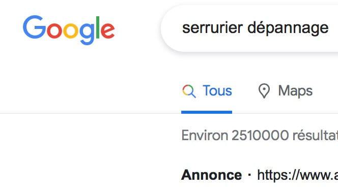 serrurier éviter les annonces en ligne
