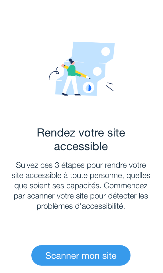 Créer facilement un site accessible avec WIX