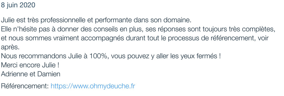 Avis clients