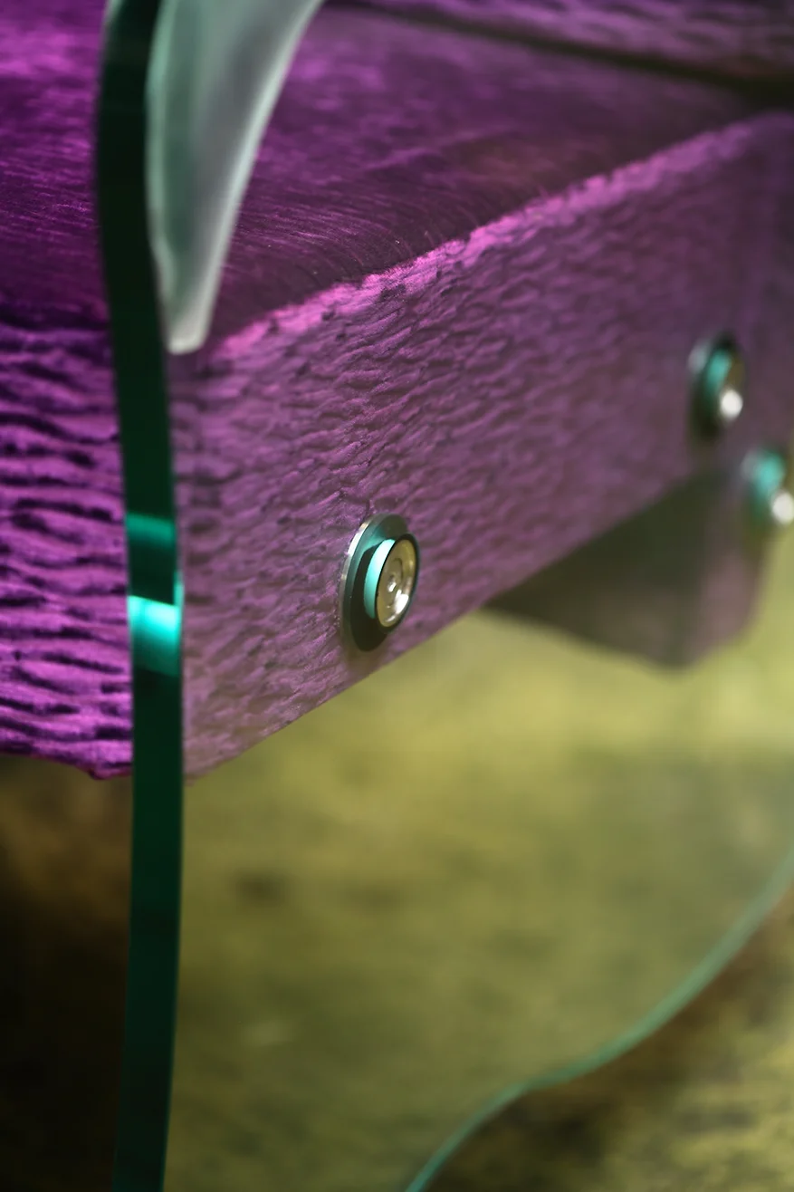 Meuble en verre design