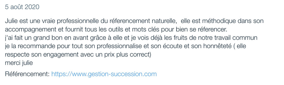 Avis clients