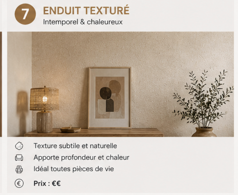 Enduit décoratif - Bati Peinture - Essonne 91