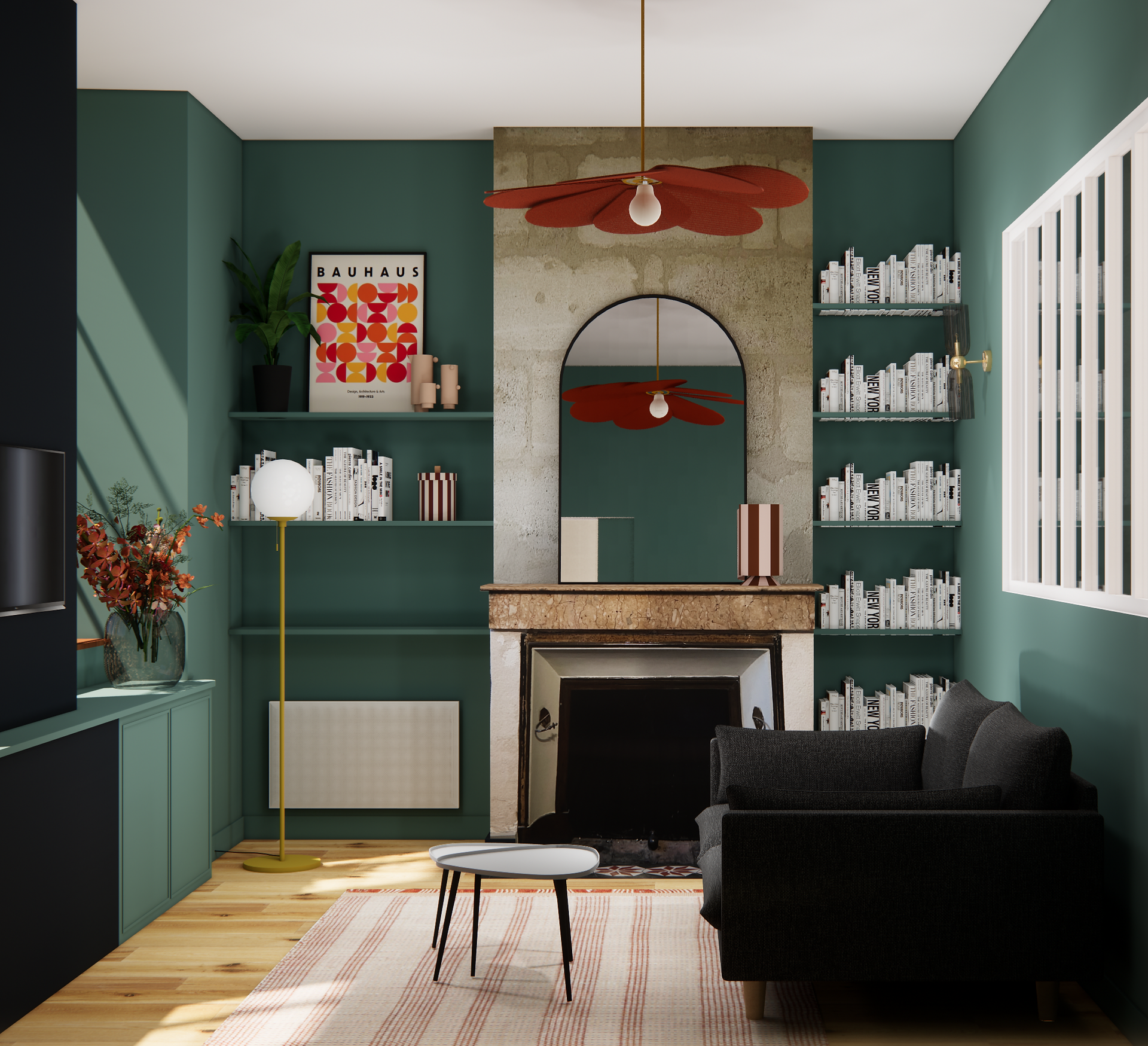 décoration vert