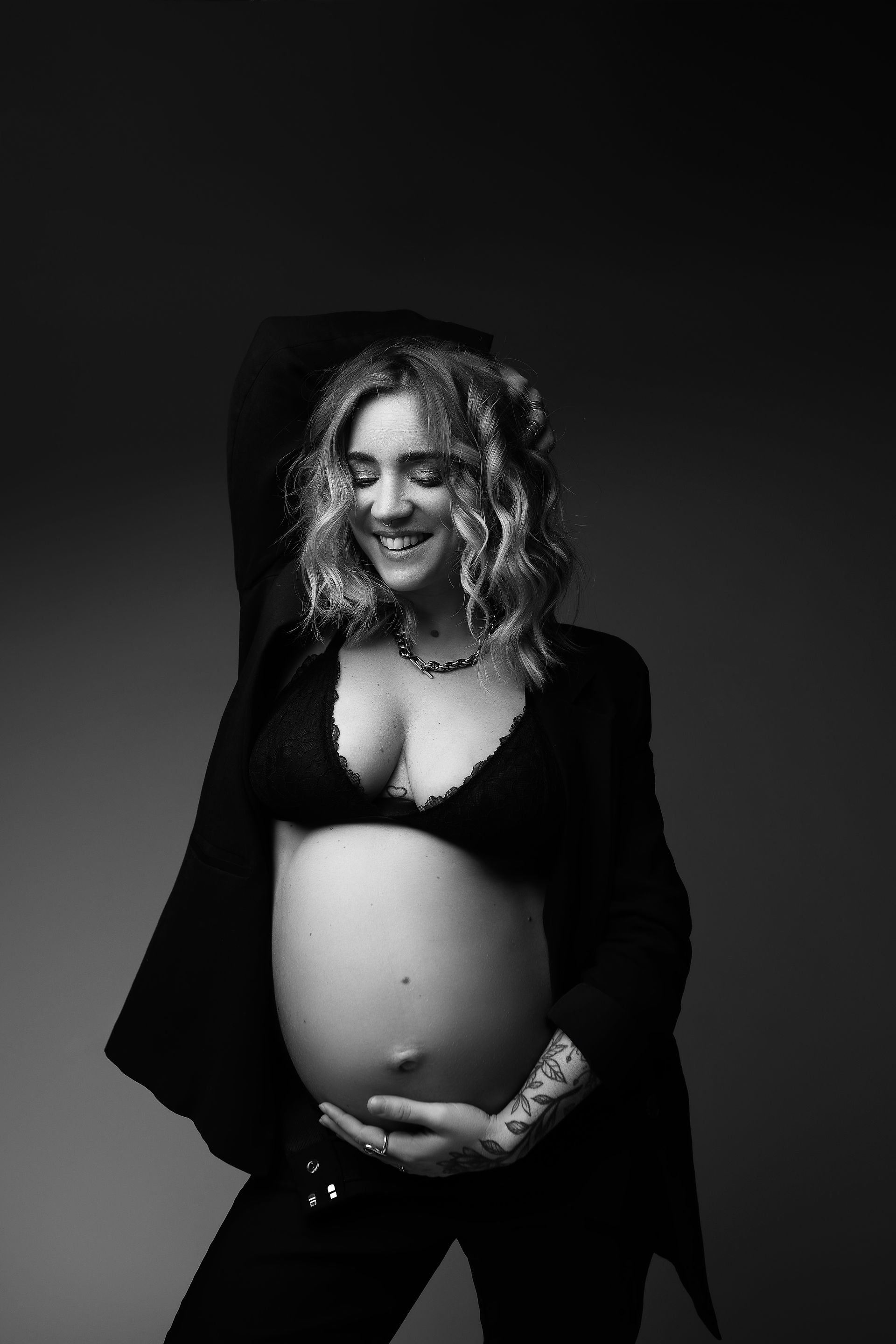 Séance photo femme enceinte en studio Bordeaux
