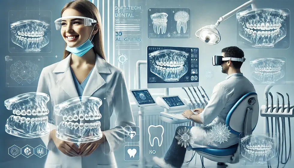 Sourires high-tech IA orthodontie
