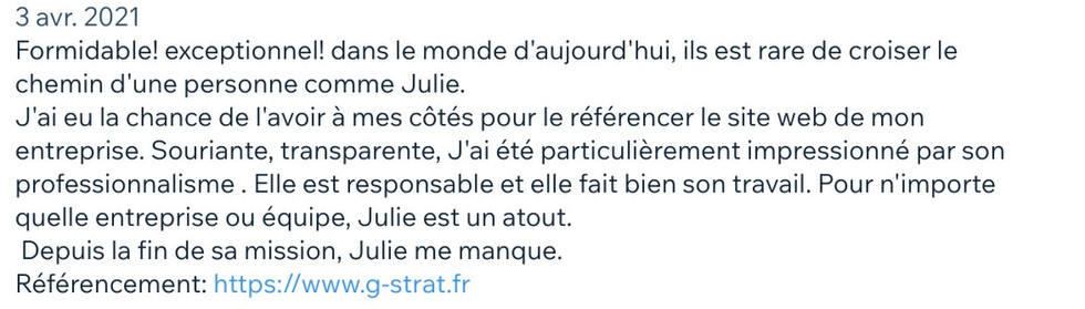 Avis client