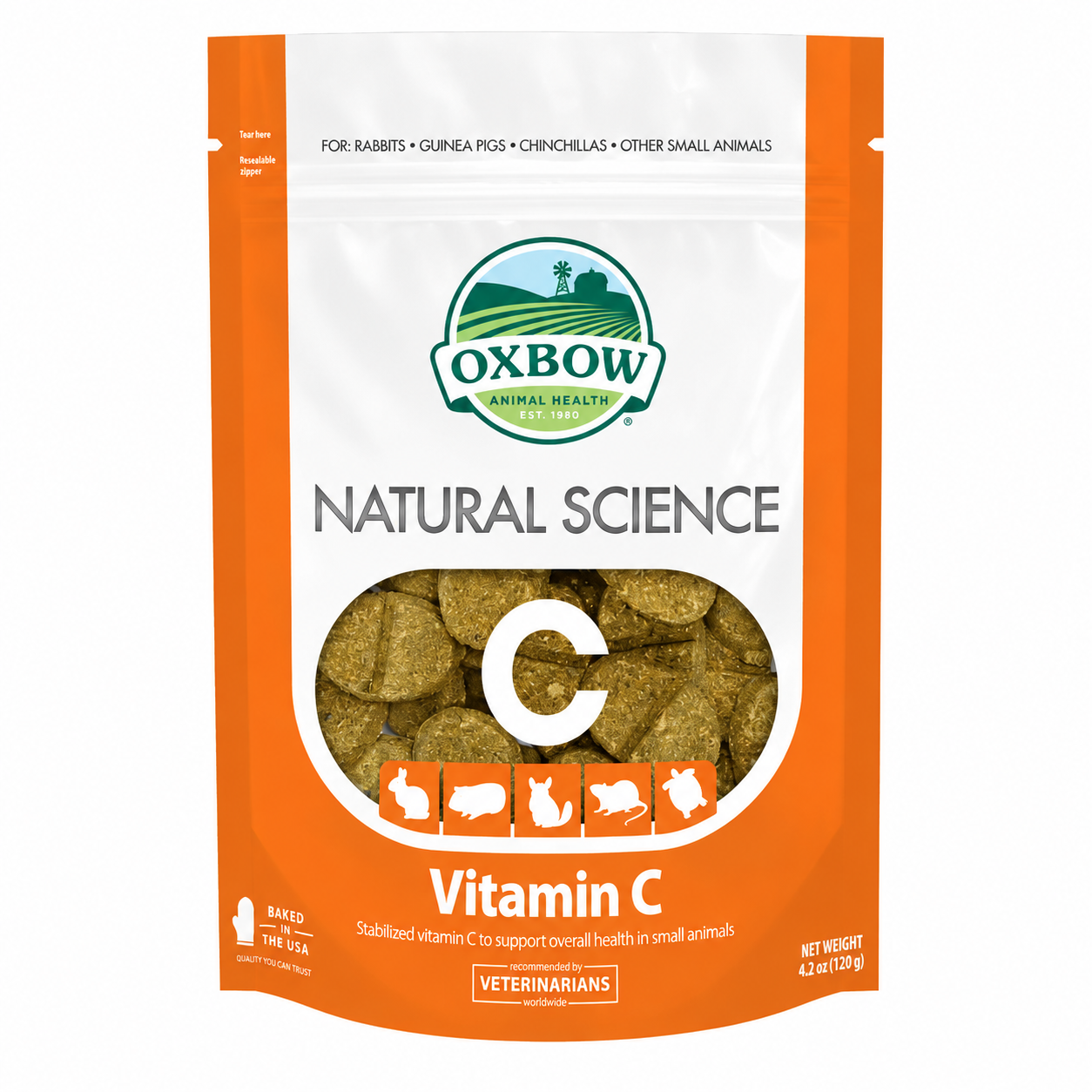 Oxbow Natural Science Vitamin C Supplement for small pets