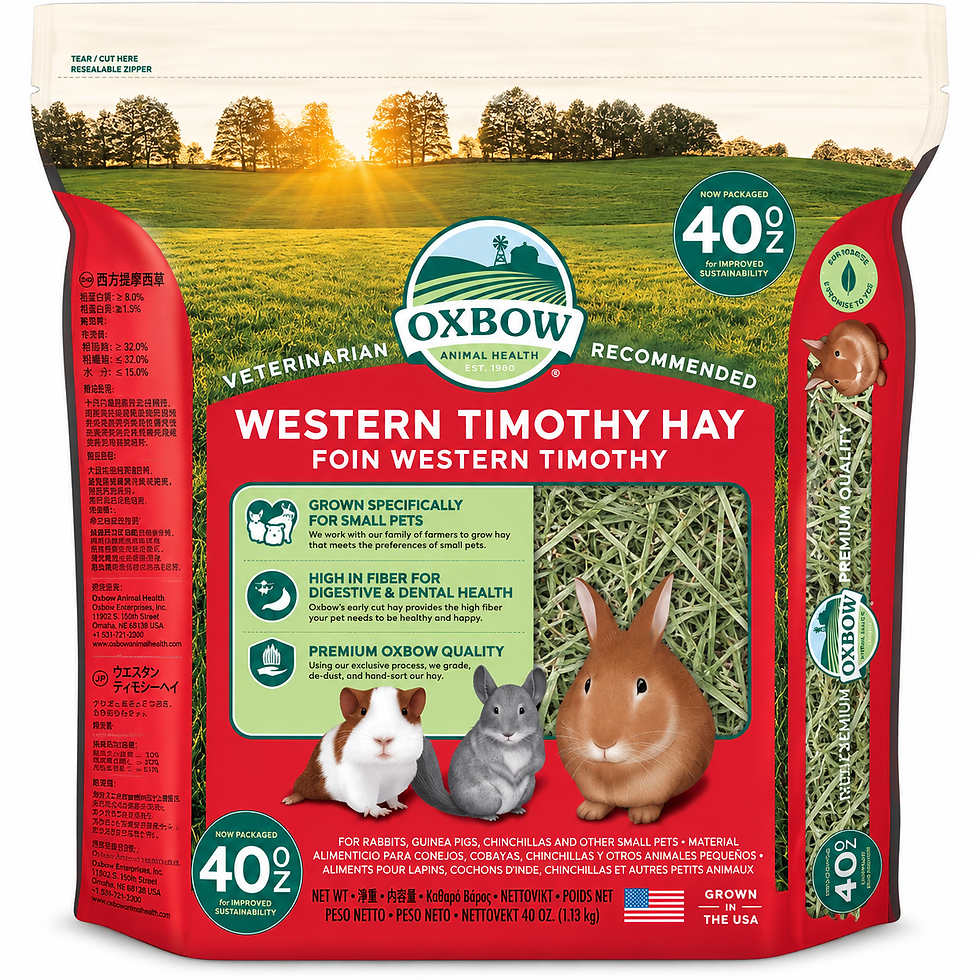 Oxbow Western Timothy Hay for small pets
