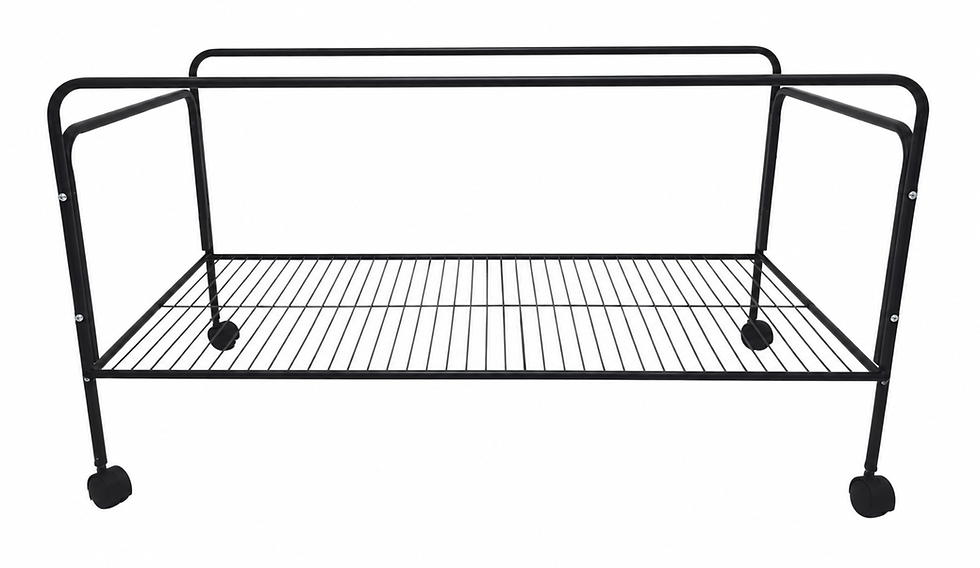 Black metal stand for 120cm indoor guinea pig cage