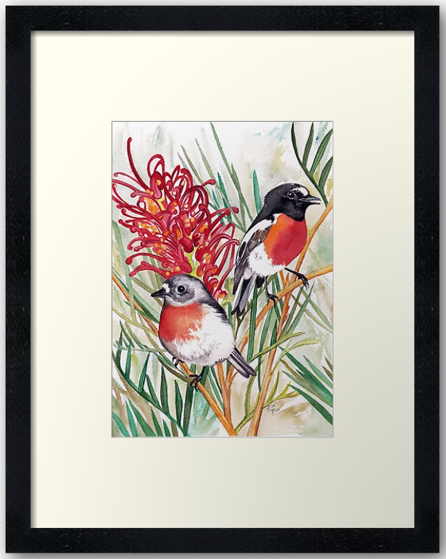 Robin & Grevillea
