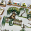 Thumbnail: Woodland Animal Library Regular Sized Play Mat - Background for Coins and Blocks