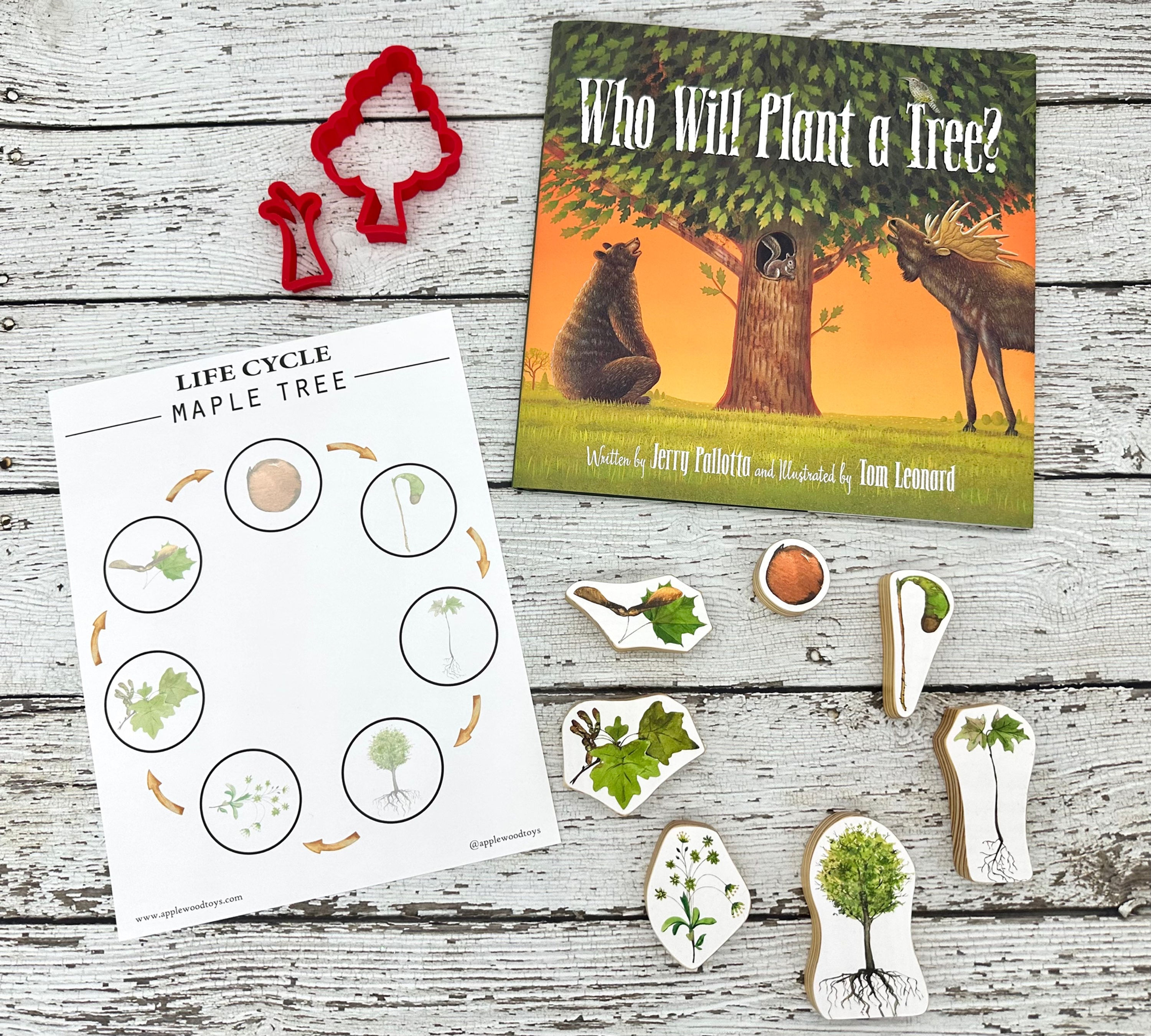 Who Will Plant a Tree Hardcover Children’s Book - Tree Life Cycle, Educational