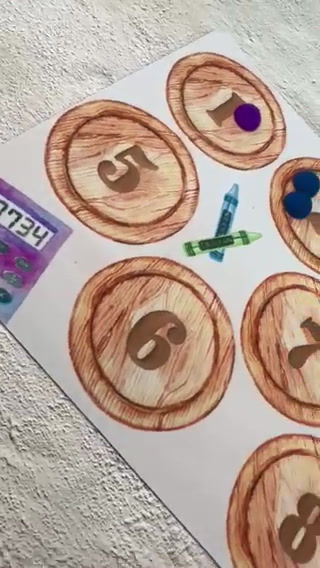 Thumbnail: Number Play Mat - Counting Numbers, Sorting Bowls, Count to 10