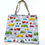 Thumbnail: Transportation Children's Tote Bag - Library Book Bag for Kids, Cars, Vehicles