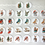 Thumbnail: Woodland Christmas Animals Memory Matching Game - 13 Pairs Acrylic Coins, Kids