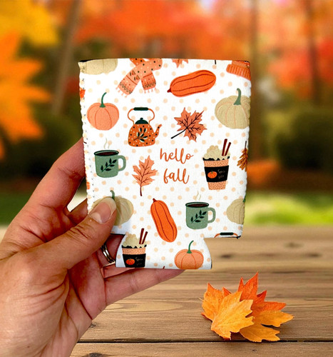 応援グッズ fall Hello Fall Gift Set - Cozy Fall Pouch, Autumn Bookmark, Keychain