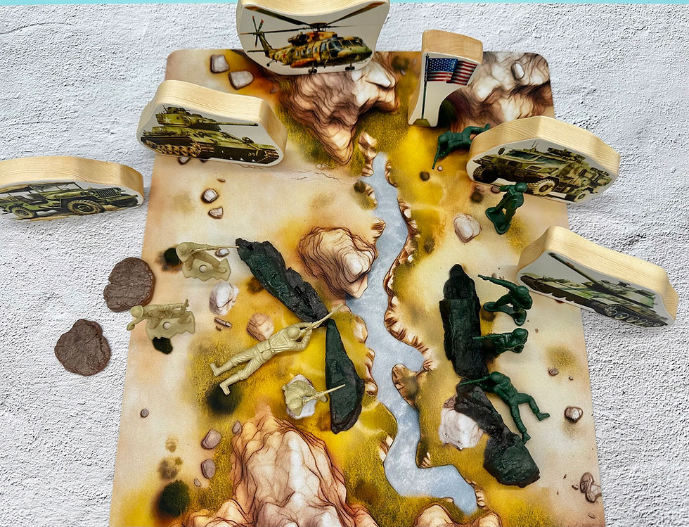 Thumbnail: Rocky Ravine Play Mat - Armed Forces, Military