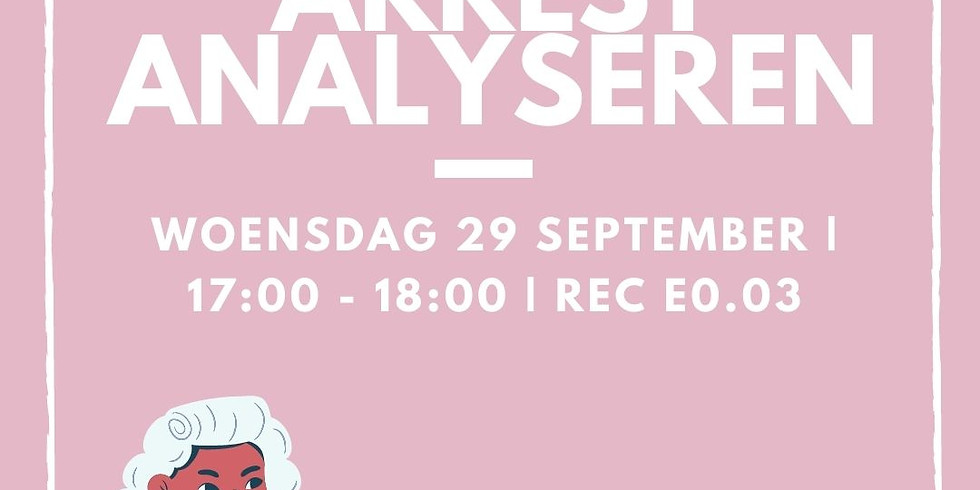 Gratis cursus arrest analyseren