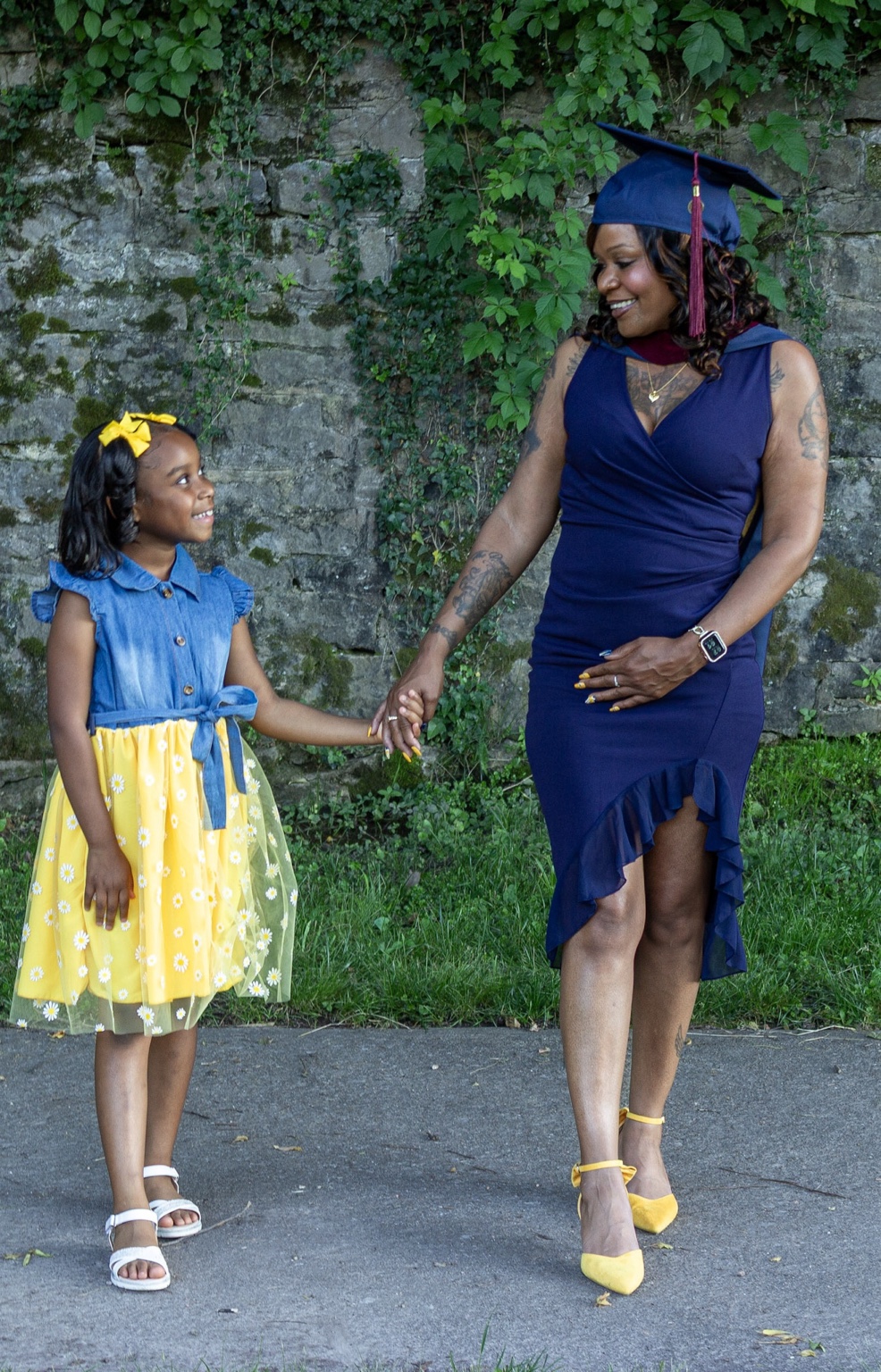 Gabrielle with her daughter