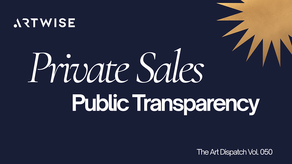 Private Sales Are Winning. But Without Price Transparency, Who Is Really Winning?