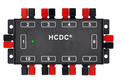 HCDC HD063 10 Position DC Power Distribution Block Module for 15/30/45A ...