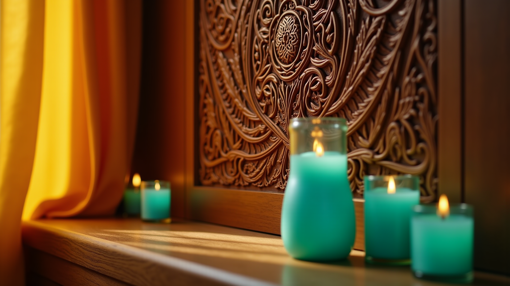 Minimalist spa interior