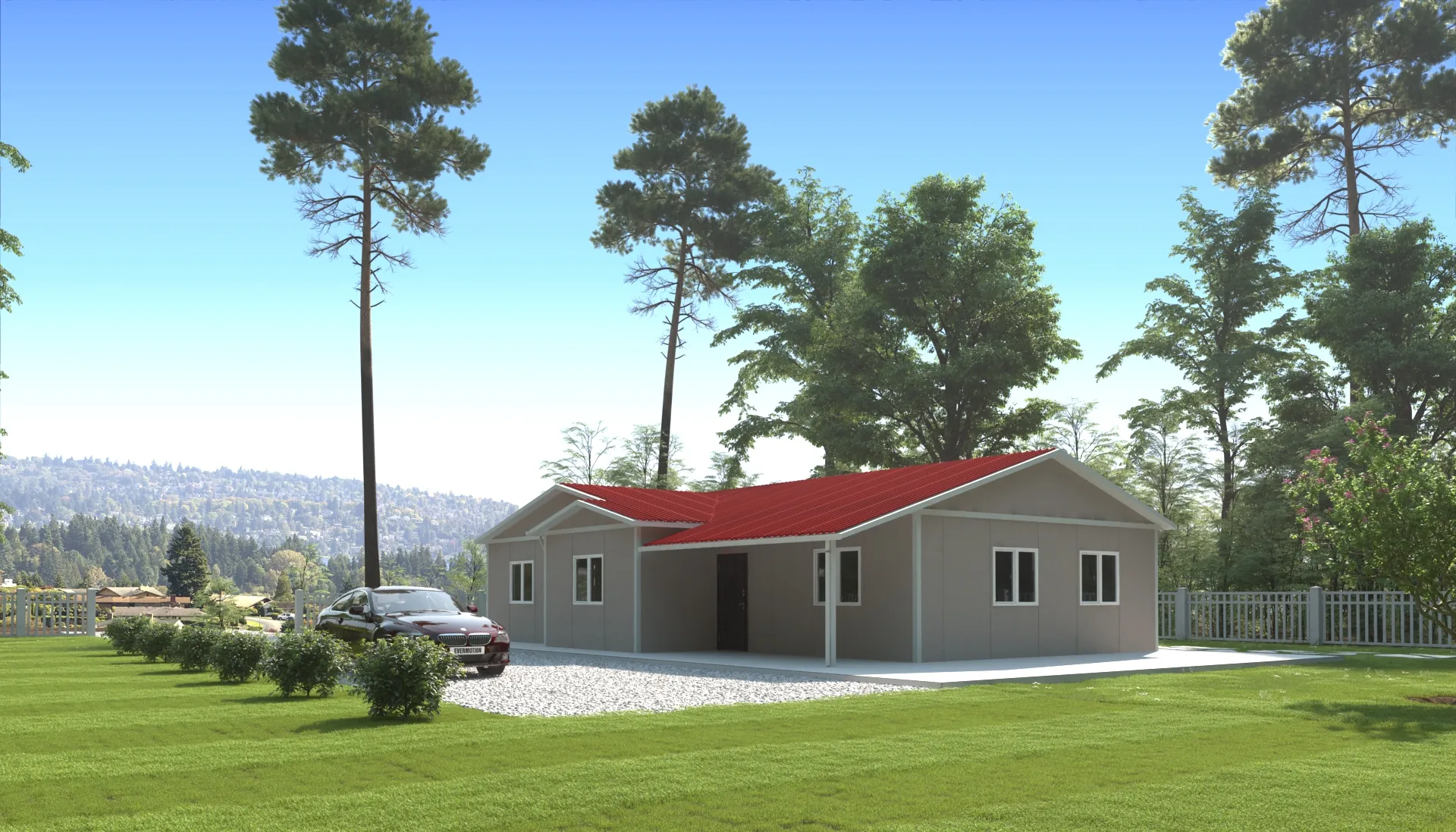 122m² Tek Katlı Prefabrik Ev