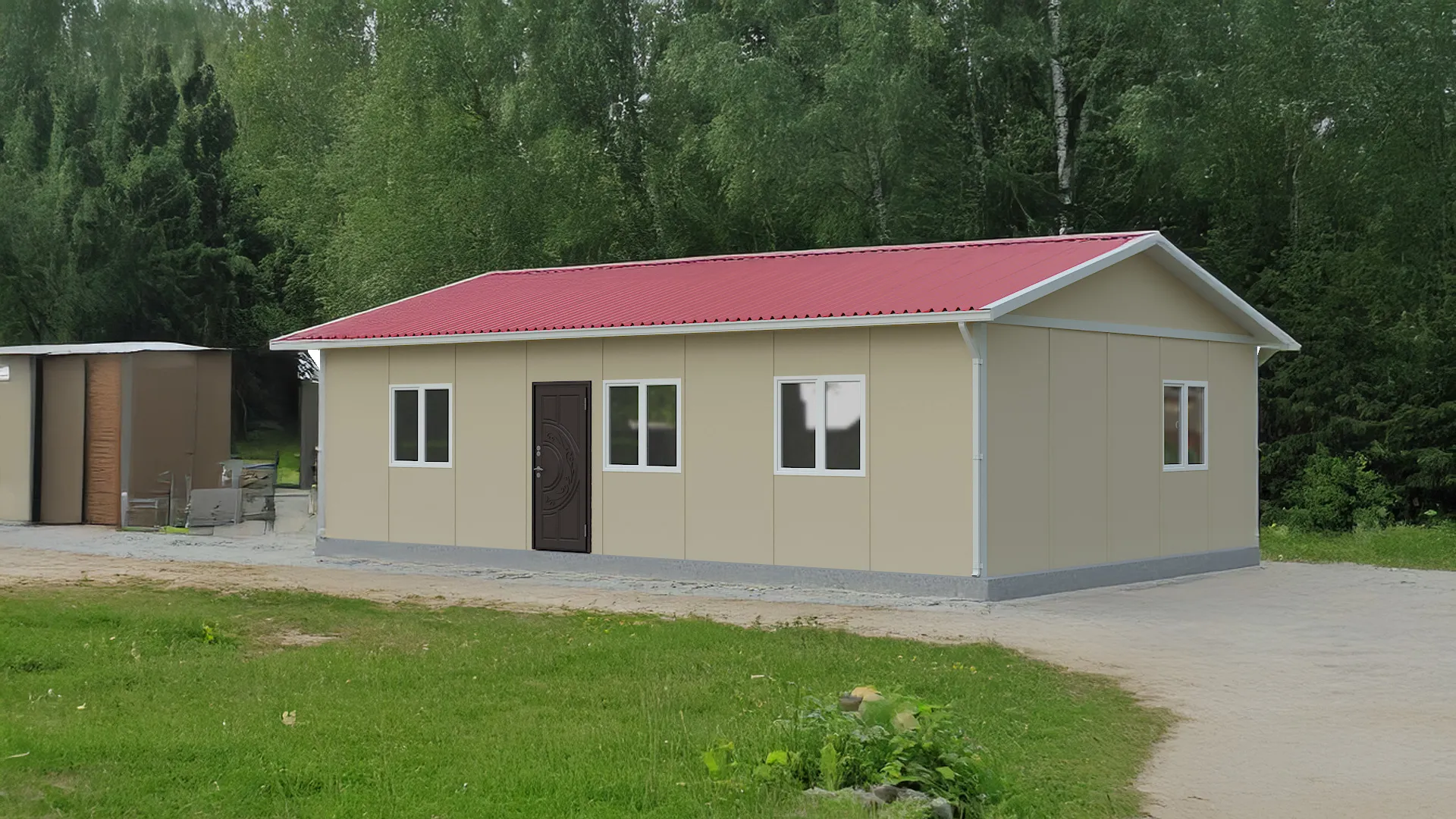 66 m² Prefabrik Ofis