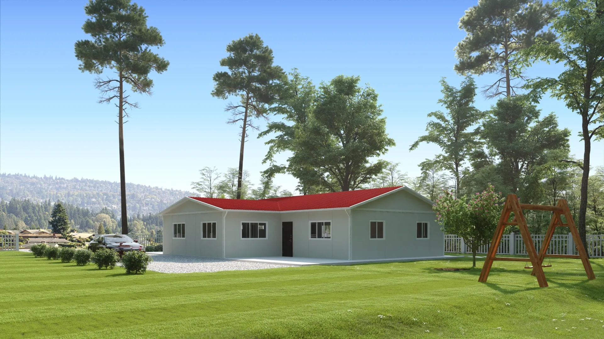 153m² Tek Katlı Prefabrik Ev