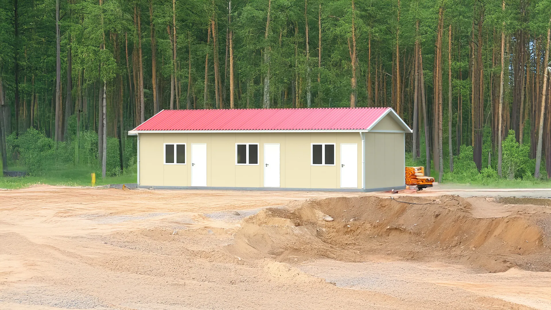 60 m² Prefabrik Yatakhane